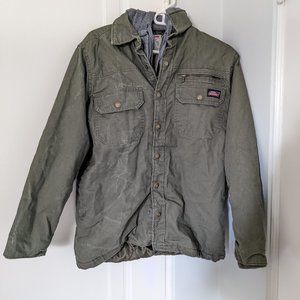 S 34/36 Dickies Olive Green Work Chore Barn Jacket Coat | Workwear